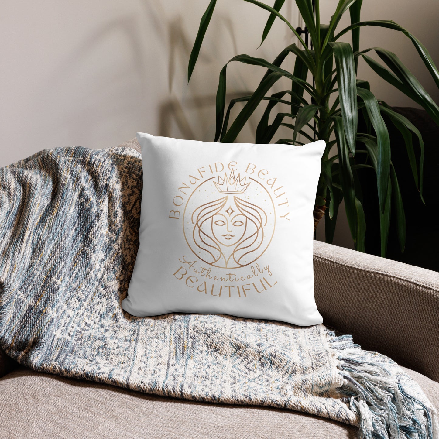 Bonafide Beauty Throw Pillow