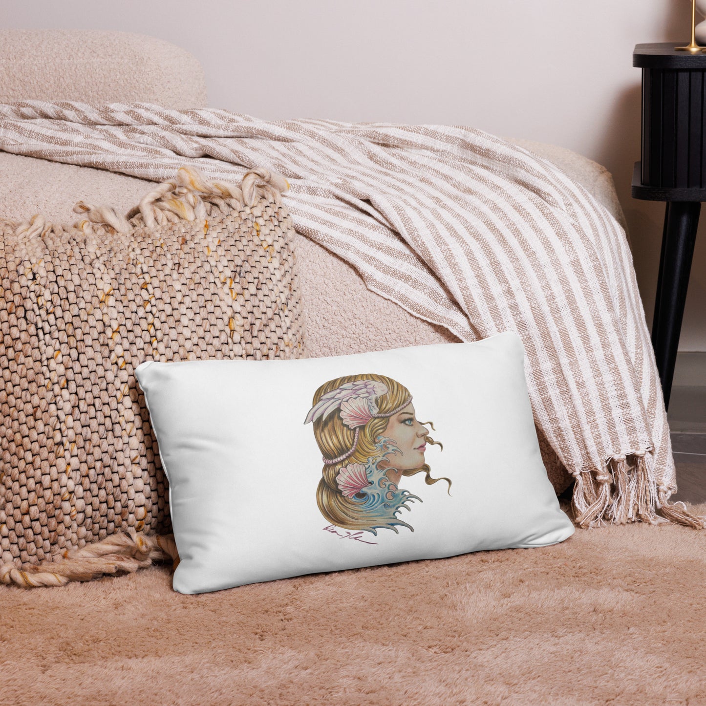 "Aphrodite" Dean McKee Original Basic Pillow