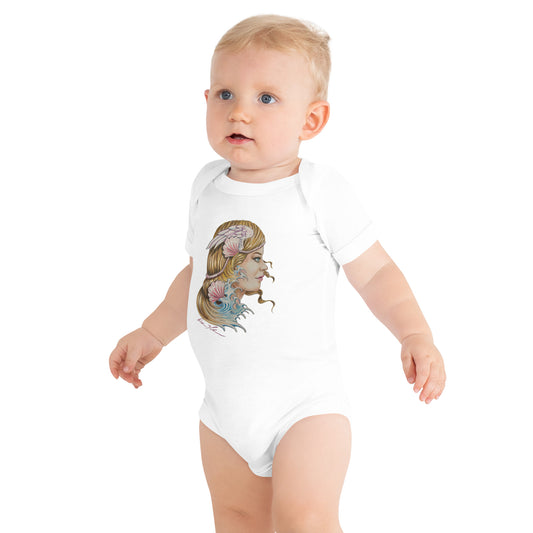 "Aphrodite" Dean McKee Original Baby short sleeve one piece