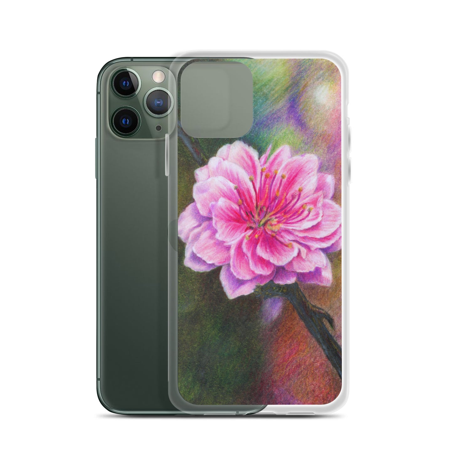 "Cherry Blossom" Dean McKee original Clear Case for iPhone®