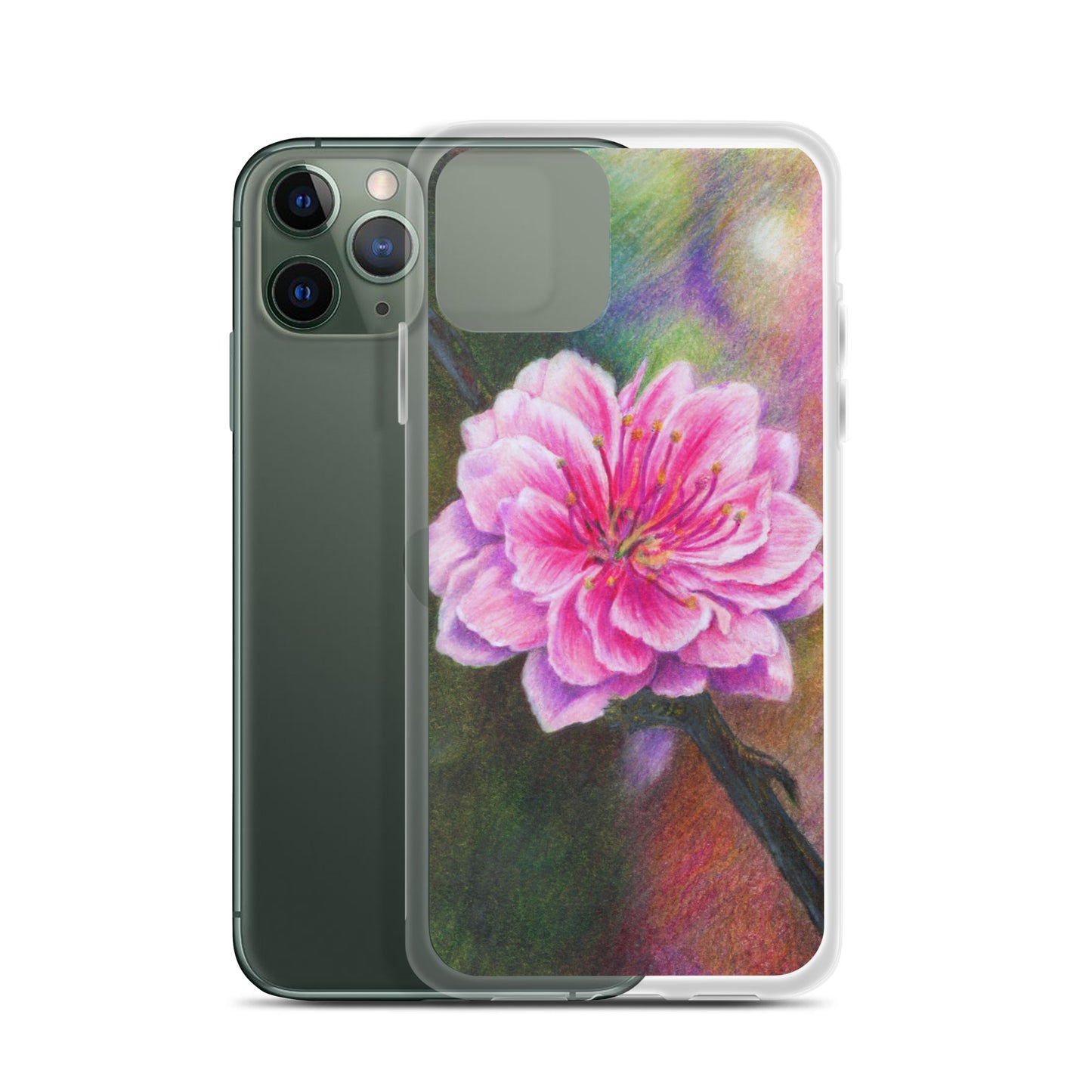 "Cherry Blossom" Dean McKee Original Clear Case for iPhone®