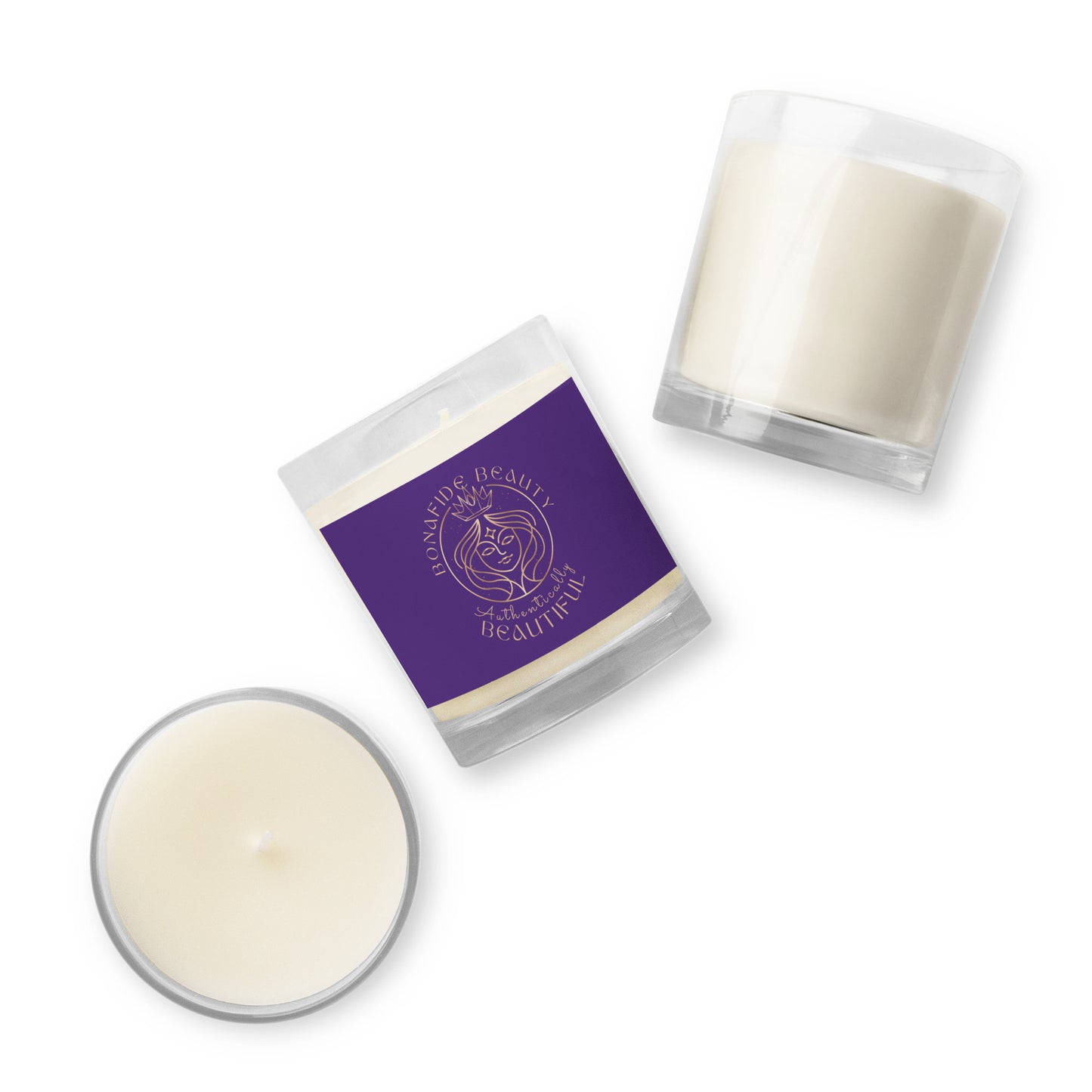 Bonafide Beauty Glass Soy Wax Candle