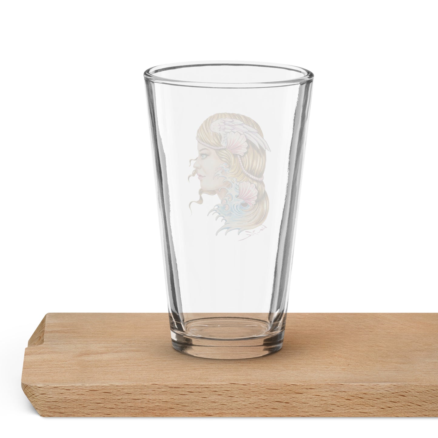 "Aphrodite" Dean McKee Original Shaker pint glass