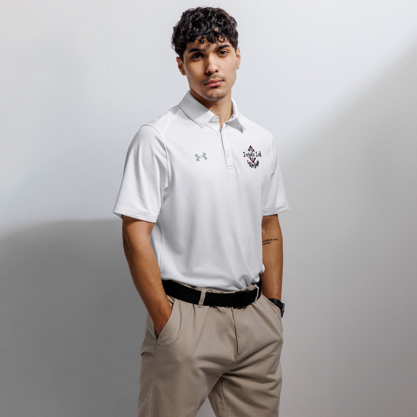 Inside Ink Wild Logo Under Armour® men's polo