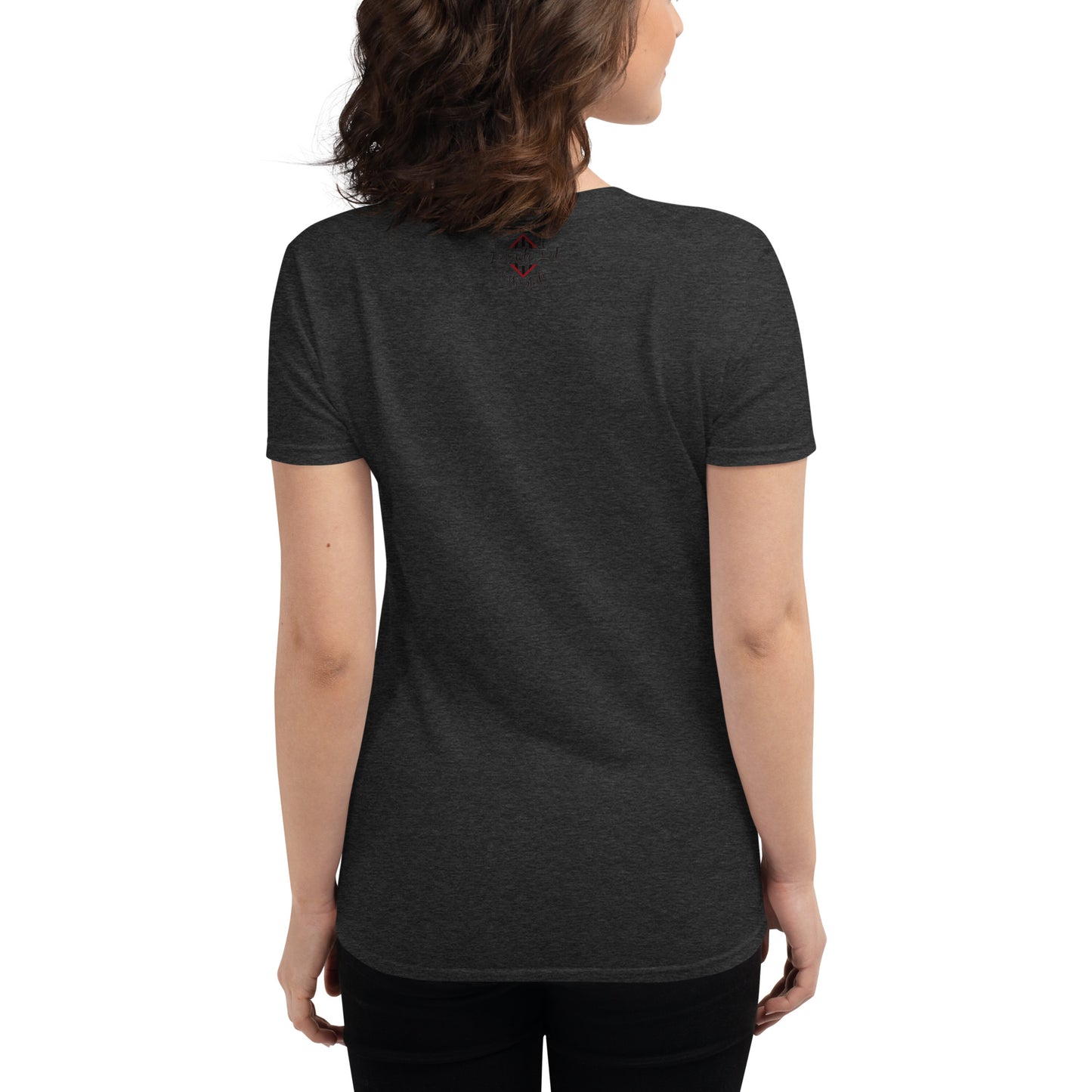 "Be Good or Be Good at It" Dean McKee Original Women's short sleeve t-shirt (Black Font)