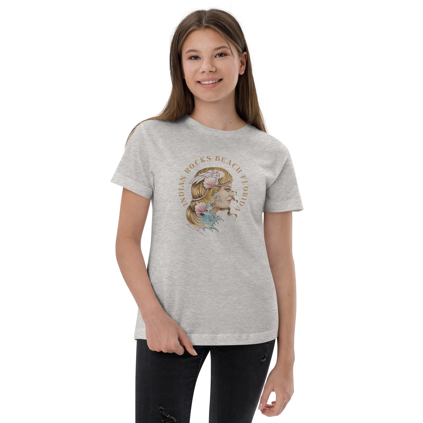 "Aphrodite" Indian Rocks Beach. Dean McKee Original Youth jersey t-shirt