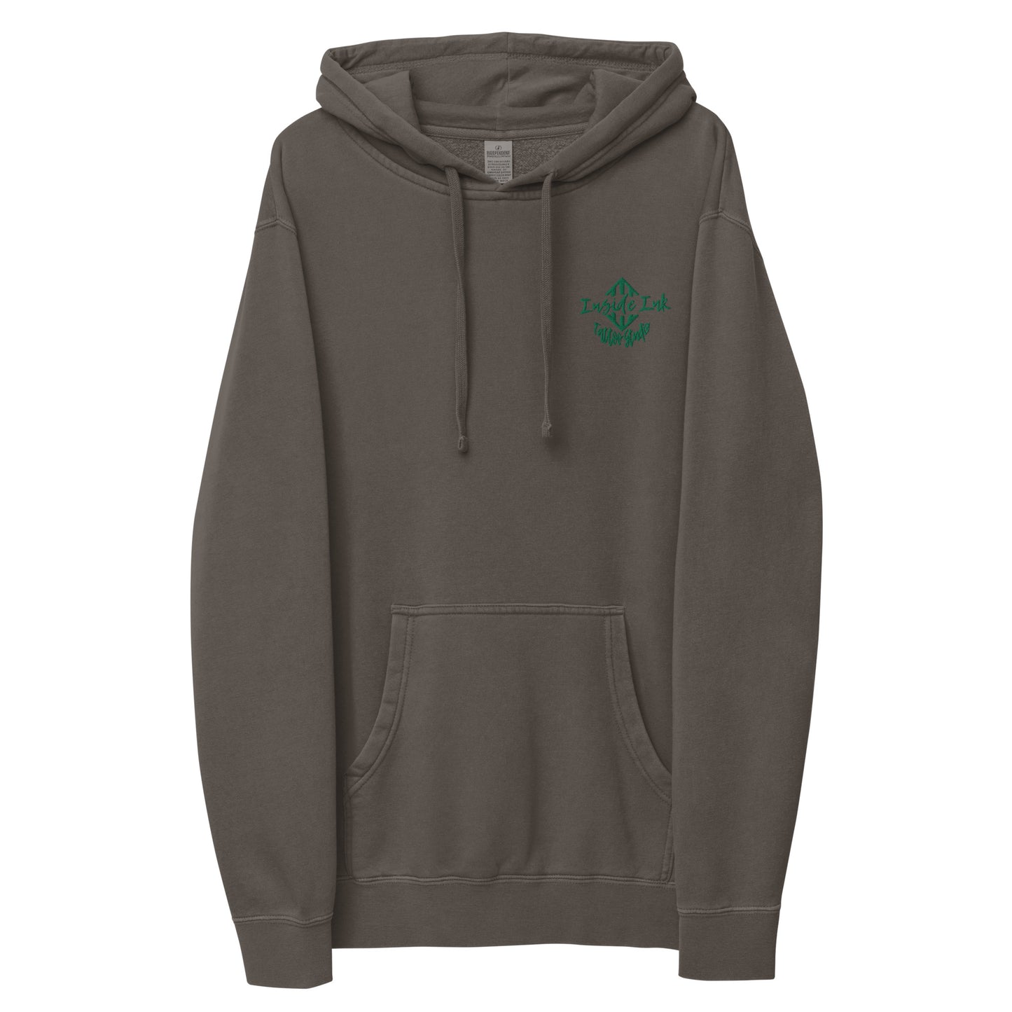 Inside Ink Wild Logo Unisex pigment-dyed hoodie Left Chest