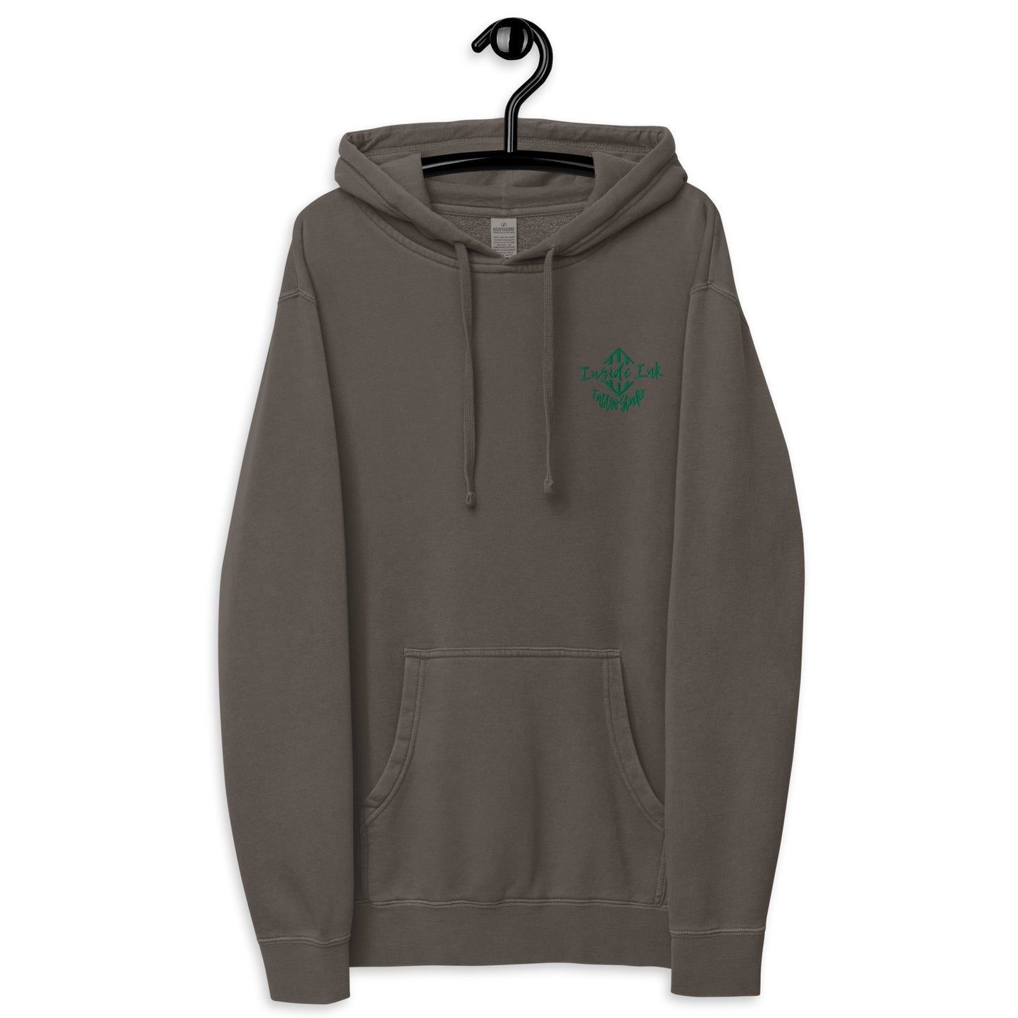 Inside Ink Wild Logo Unisex pigment-dyed hoodie Left Chest